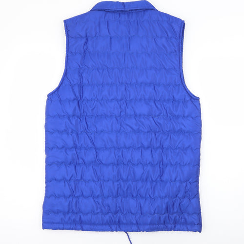 Aviator London Womens Blue   Gilet Coat Size S  Zip