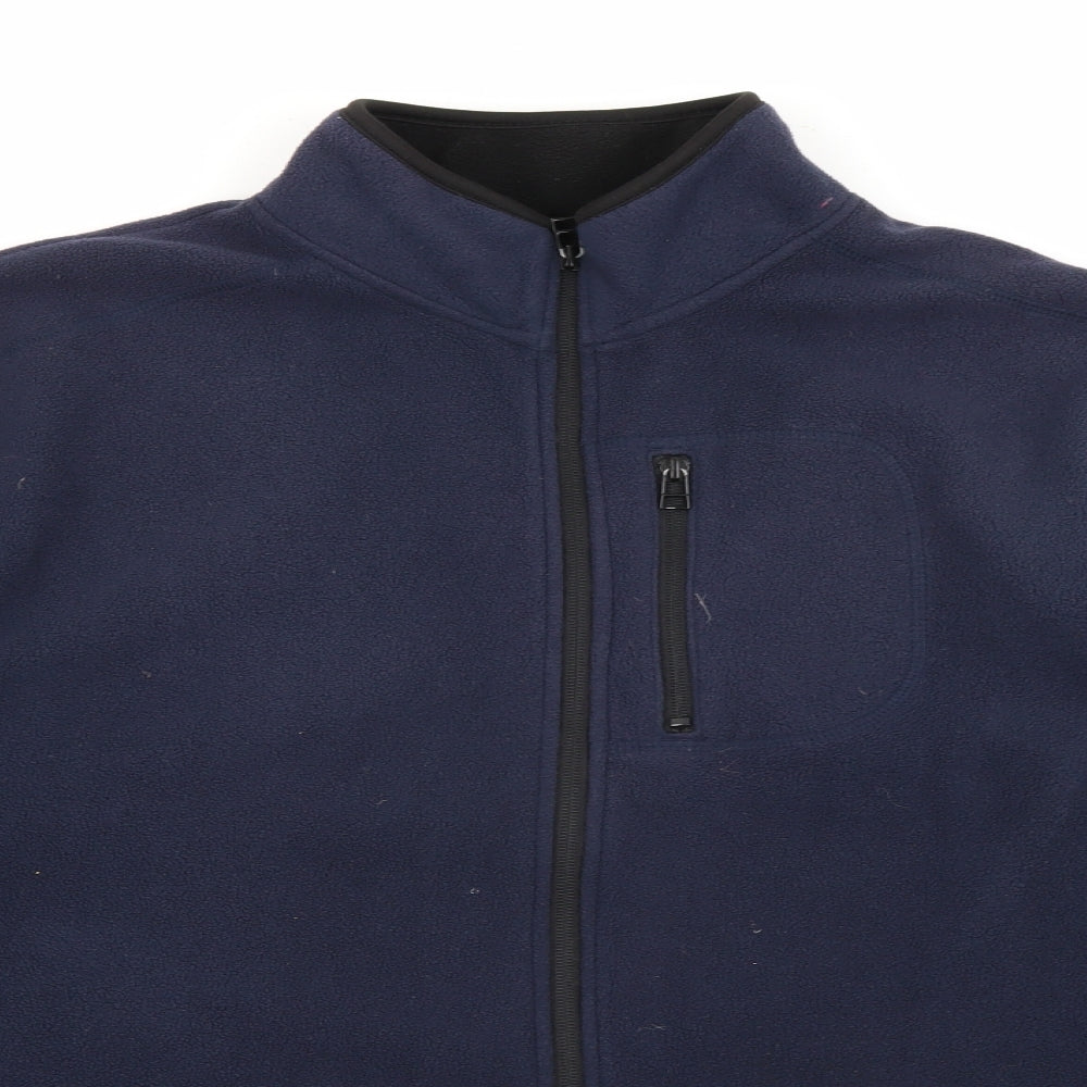 F&F Mens Blue   Jacket  Size L  Zip