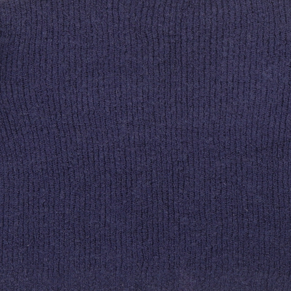 H&M Womens Blue Round Neck  Cotton Pullover Jumper Size S