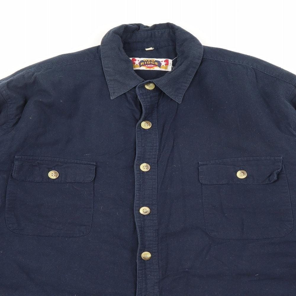Red Ridge Mens Blue   Jacket  Size M  Button