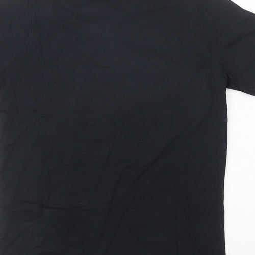 Nike Boys Black  Cotton Pullover T-Shirt Size 8-9 Years Crew Neck Pullover