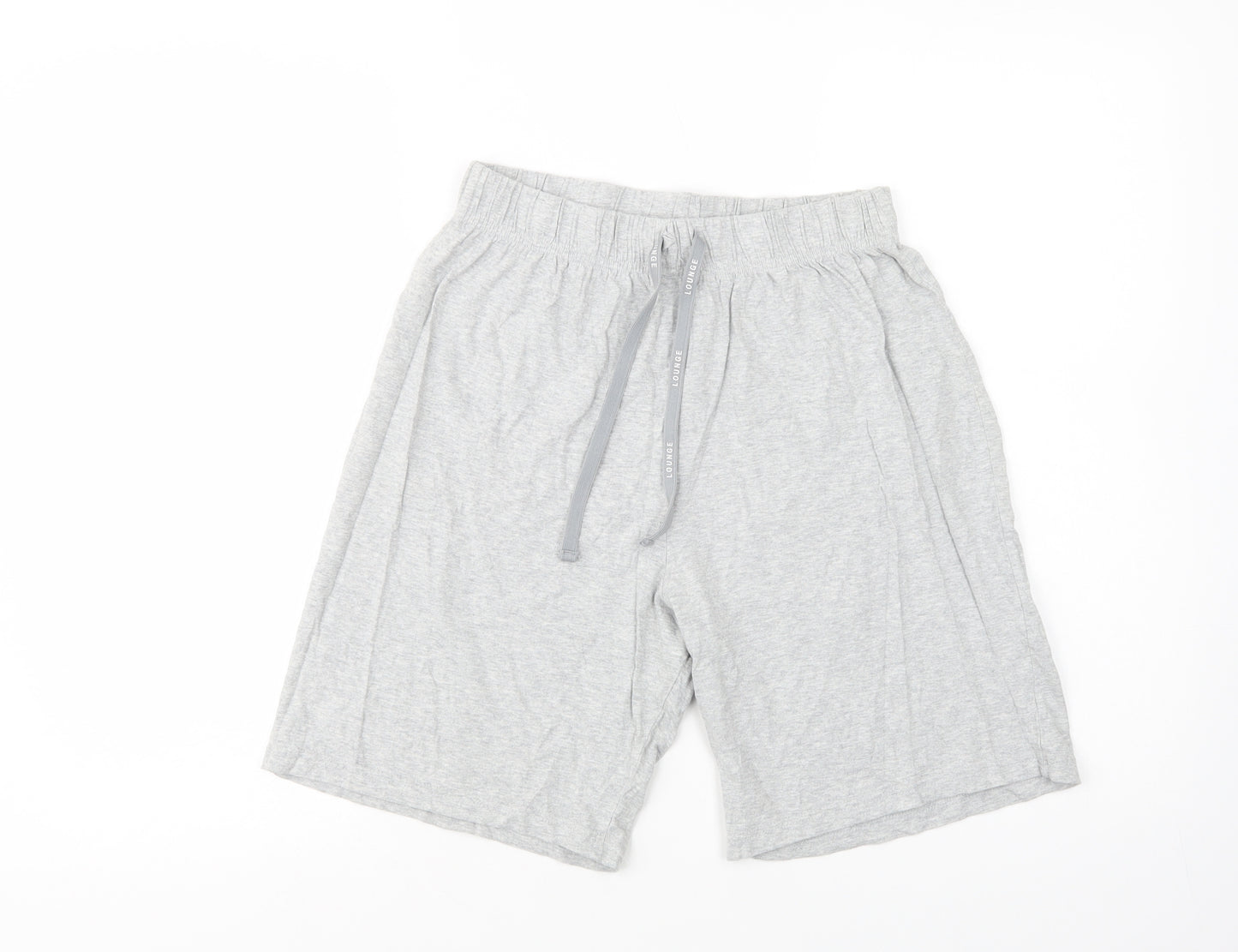 F&F Mens Grey  Cotton  Lounge Pants Size S  Drawstring