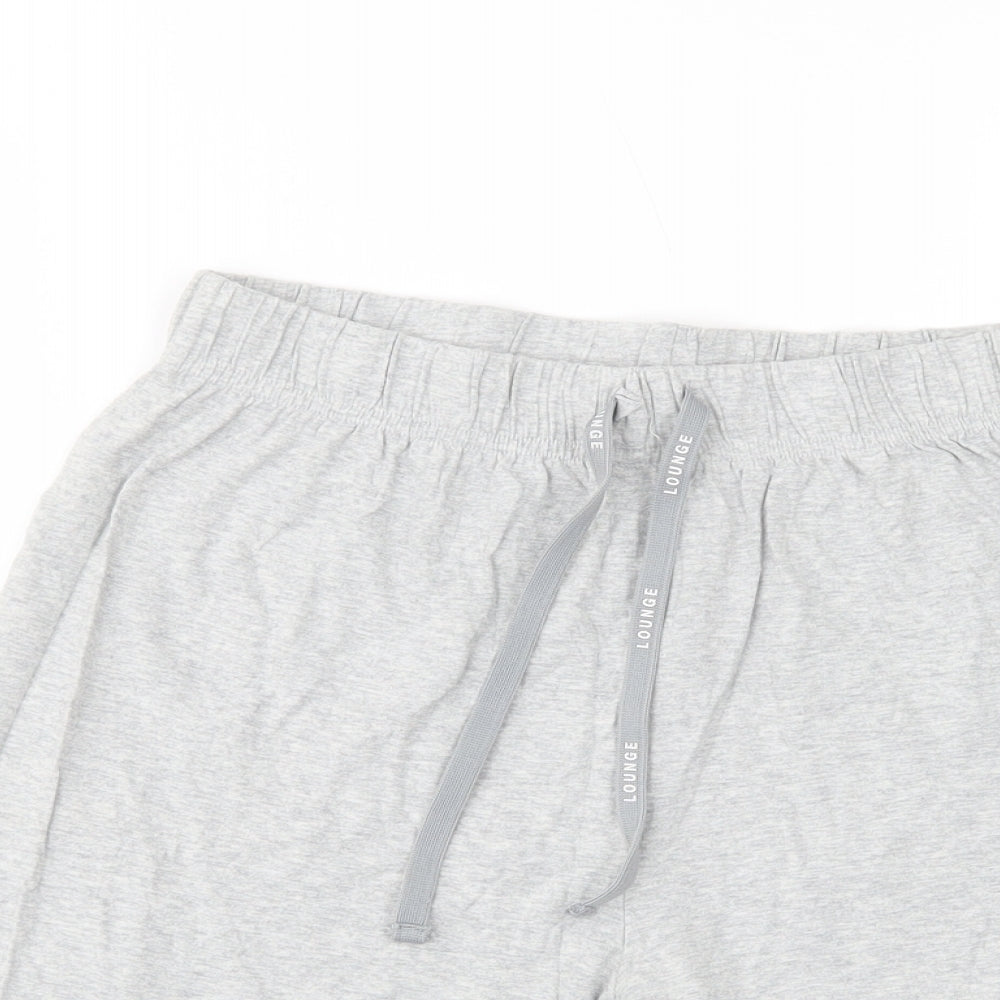 F&F Mens Grey  Cotton  Lounge Pants Size S  Drawstring