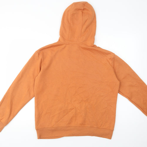 Primark Womens Orange  Cotton Pullover Hoodie Size S  Pullover - Breathe Deeply
