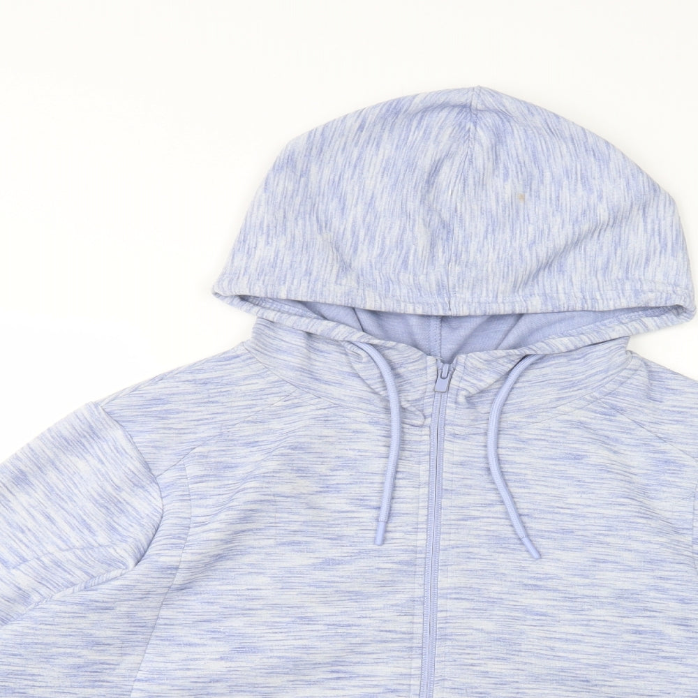 Dunnes Stores Womens Blue  Cotton Pullover Hoodie Size XL  Pullover