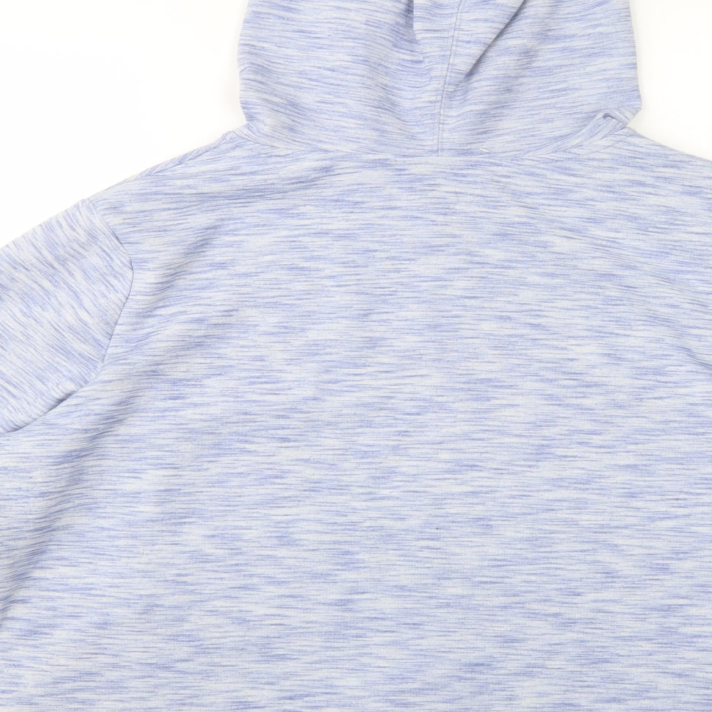 Dunnes Stores Womens Blue  Cotton Pullover Hoodie Size XL  Pullover