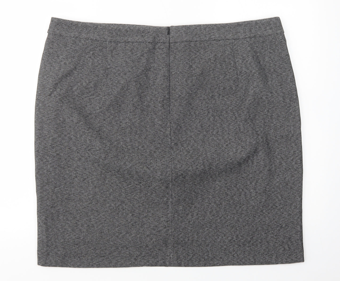TU Womens Grey  Polyester Straight & Pencil Skirt Size 22   Zip