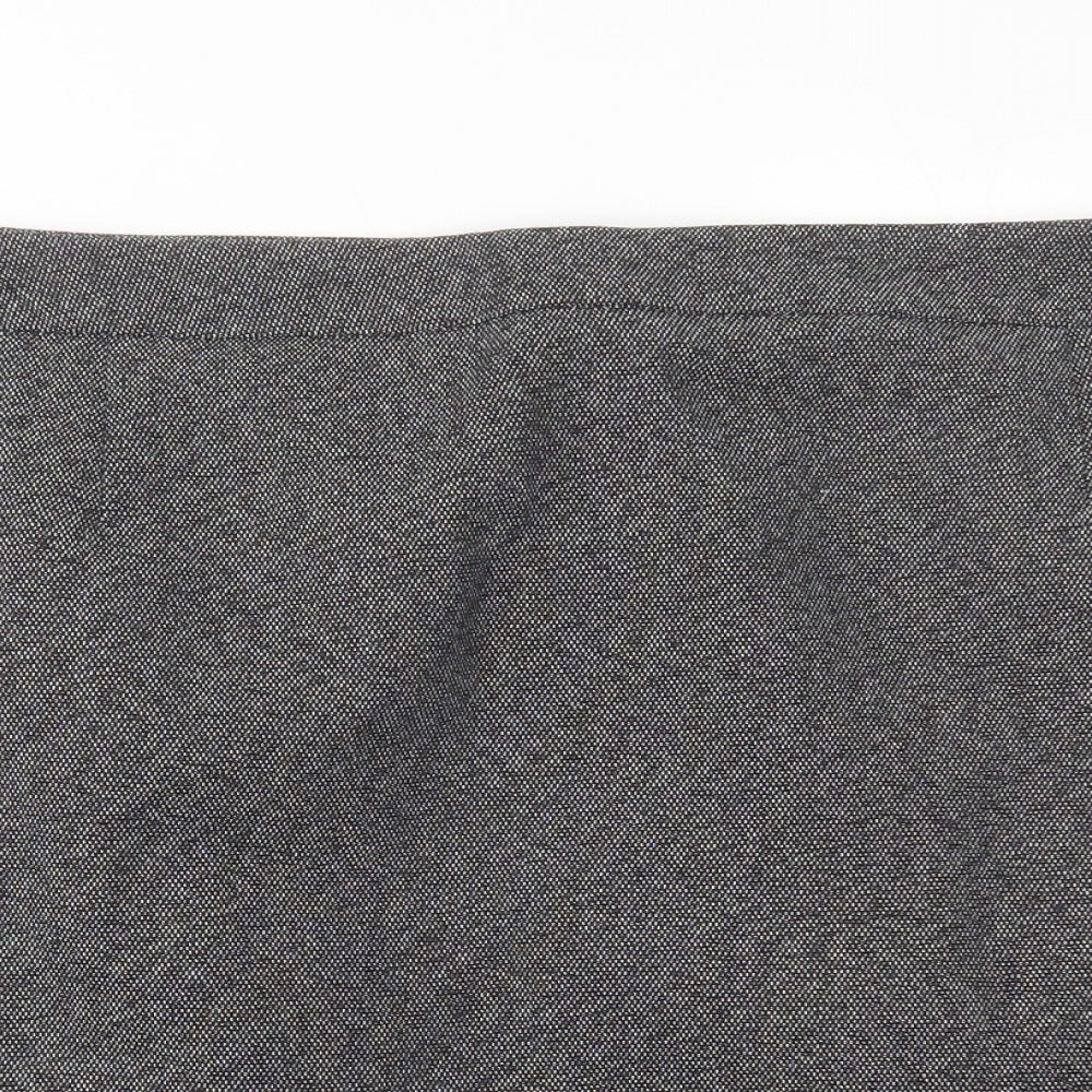 TU Womens Grey  Polyester Straight & Pencil Skirt Size 22   Zip