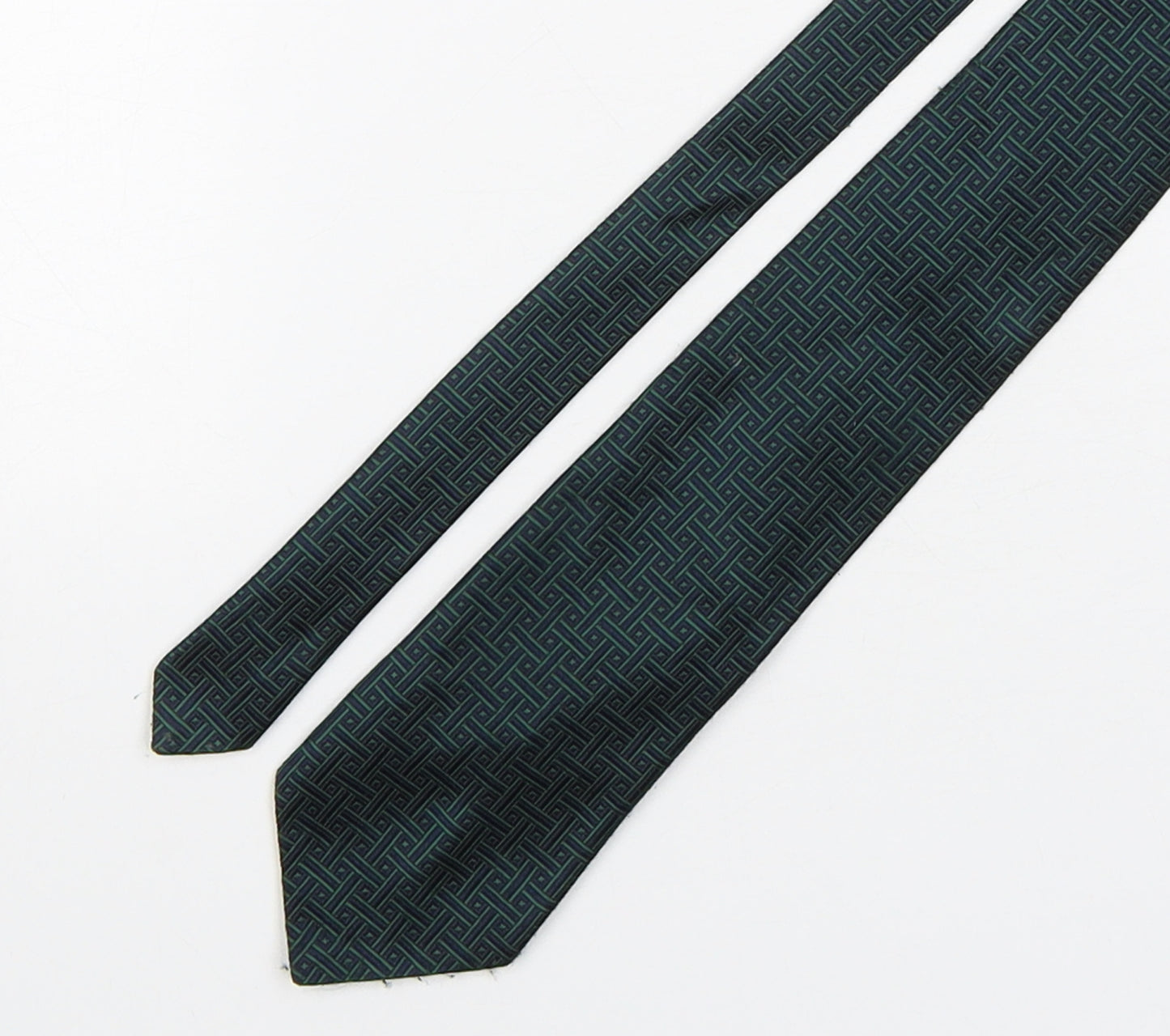Marks and Spencer Mens Multicoloured Geometric Polyester Pointed Tie One Size