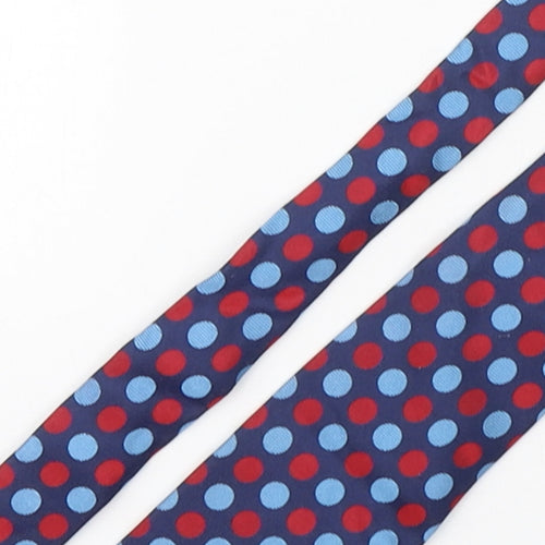 T.M.Lewin  Mens Multicoloured Polka Dot Silk Pointed Tie One Size