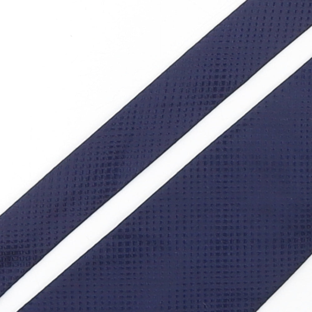 Tom English Mens Blue Grenadine Silk Pointed Tie One Size