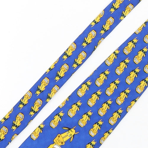 Boddingtons Mens Multicoloured Geometric Polyester Pointed Tie One Size