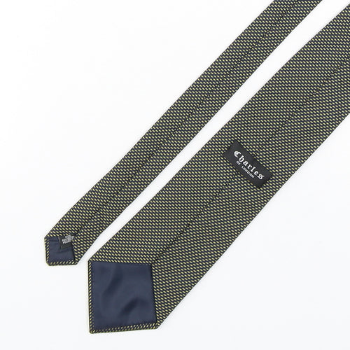 Charles  Mens Multicoloured Geometric Polyester Pointed Tie One Size