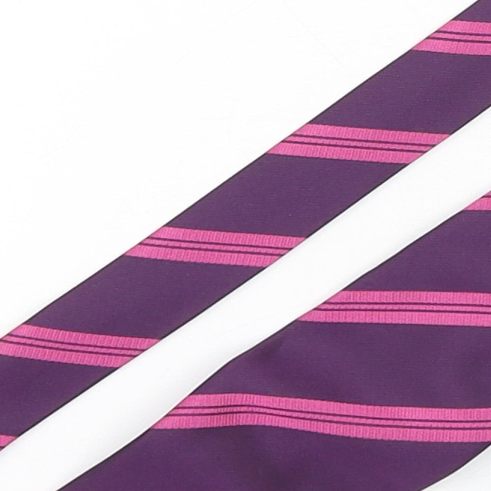 Sunderland AFC Mens Purple Striped Polyester Pointed Tie One Size