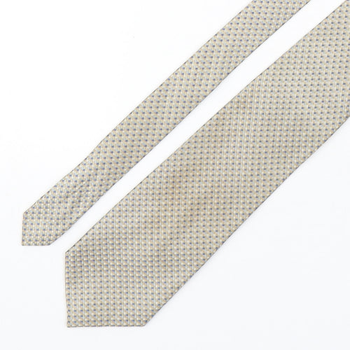 Marks and Spencer Mens Multicoloured Plaids & Checks Polyester Pointed Tie One Size