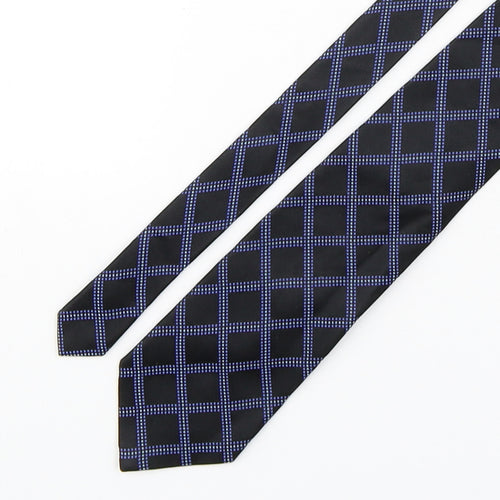 John Lewis  Mens Multicoloured Plaids & Checks Silk Pointed Tie One Size
