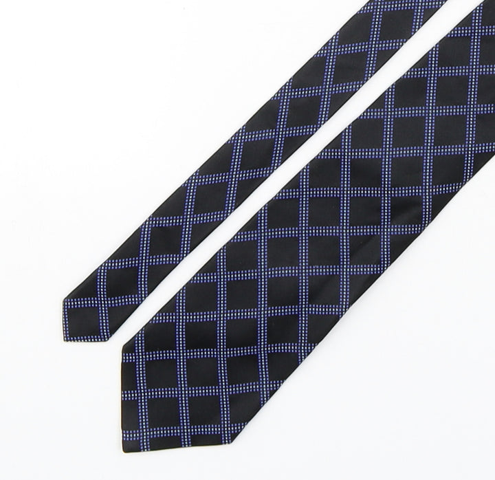 John Lewis Mens Multicoloured Plaids & Checks Silk Pointed Tie One Size
