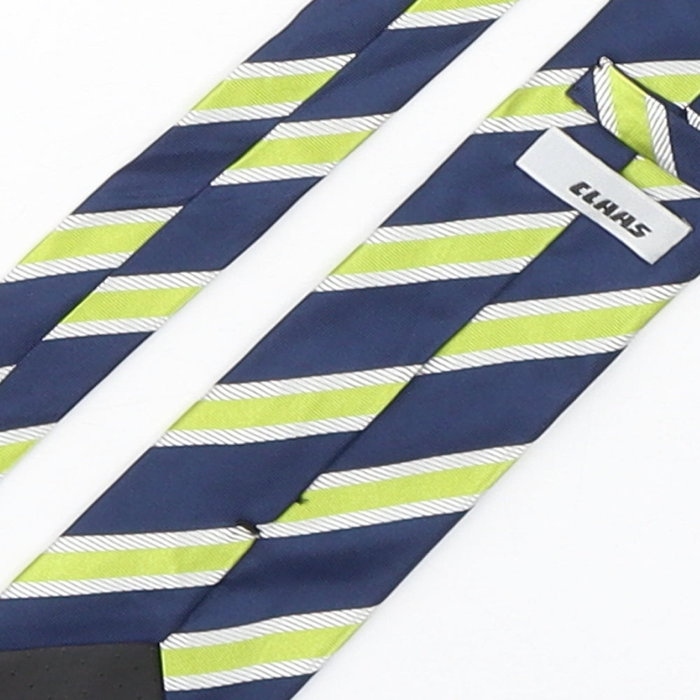 Class  Mens Multicoloured Striped Silk Pointed Tie One Size