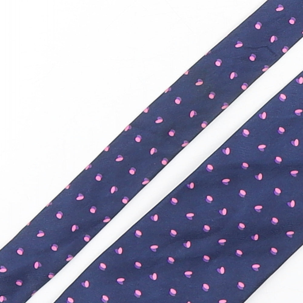 John Lewis  Mens Multicoloured Striped Silk Pointed Tie One Size