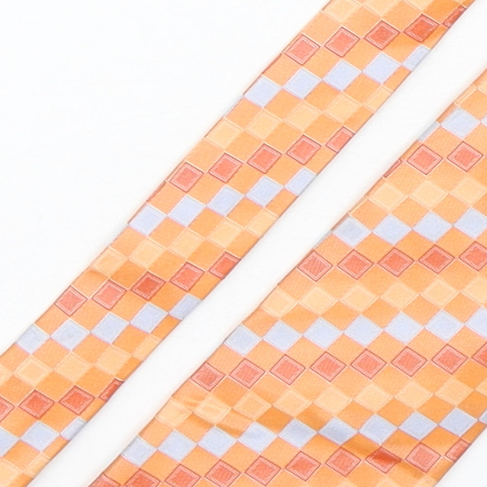 Tom Harrison  Mens Multicoloured Plaids & Checks Silk Pointed Tie One Size