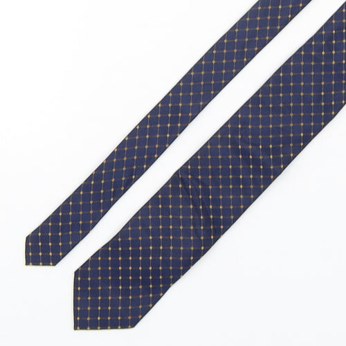 Hammond & CO Mens Multicoloured Plaids & Checks Silk Pointed Tie One Size