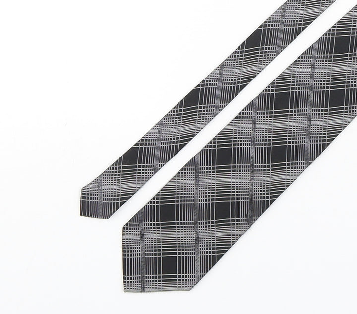 Debenhams Mens Multicoloured Plaids & Checks Polyester Pointed Tie One Size