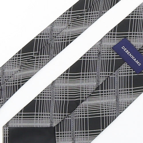Debenhams Mens Multicoloured Plaids & Checks Polyester Pointed Tie One Size