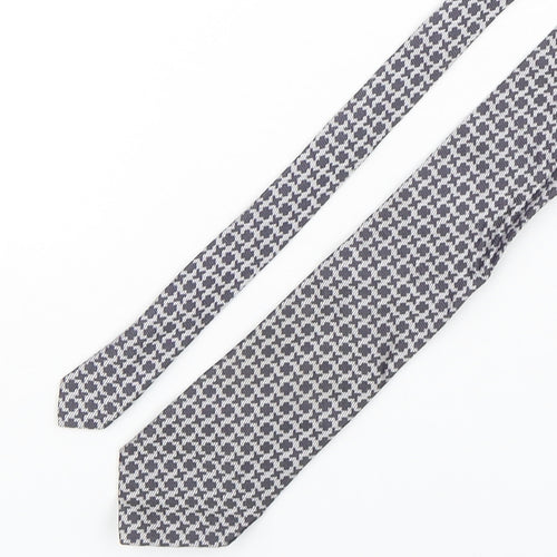 Marks and Spencer Mens Multicoloured Geometric Silk Pointed Tie One Size