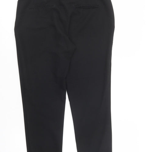 NEXT Womens Black  Polyester Dress Pants Trousers Size 8 L27 in Regular Button