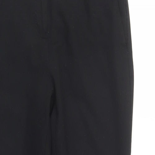 NEXT Womens Black  Polyester Dress Pants Trousers Size 8 L27 in Regular Button