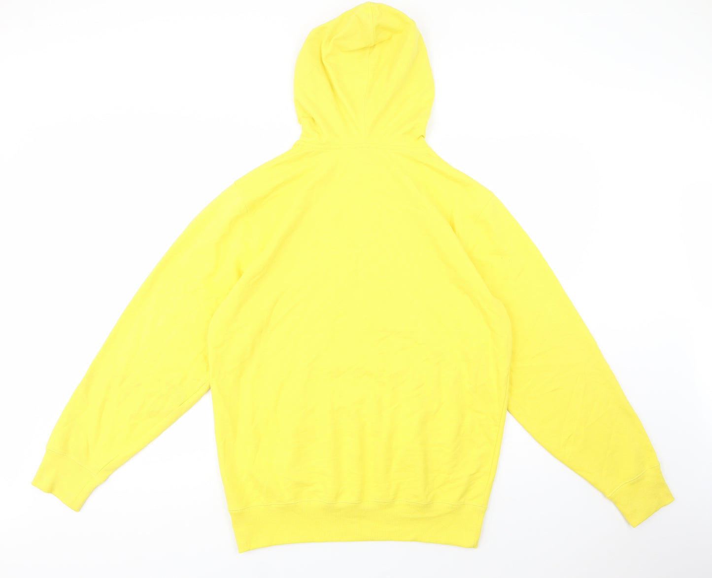 bonprix Mens Yellow  Cotton Pullover Hoodie Size M   - Boston MA