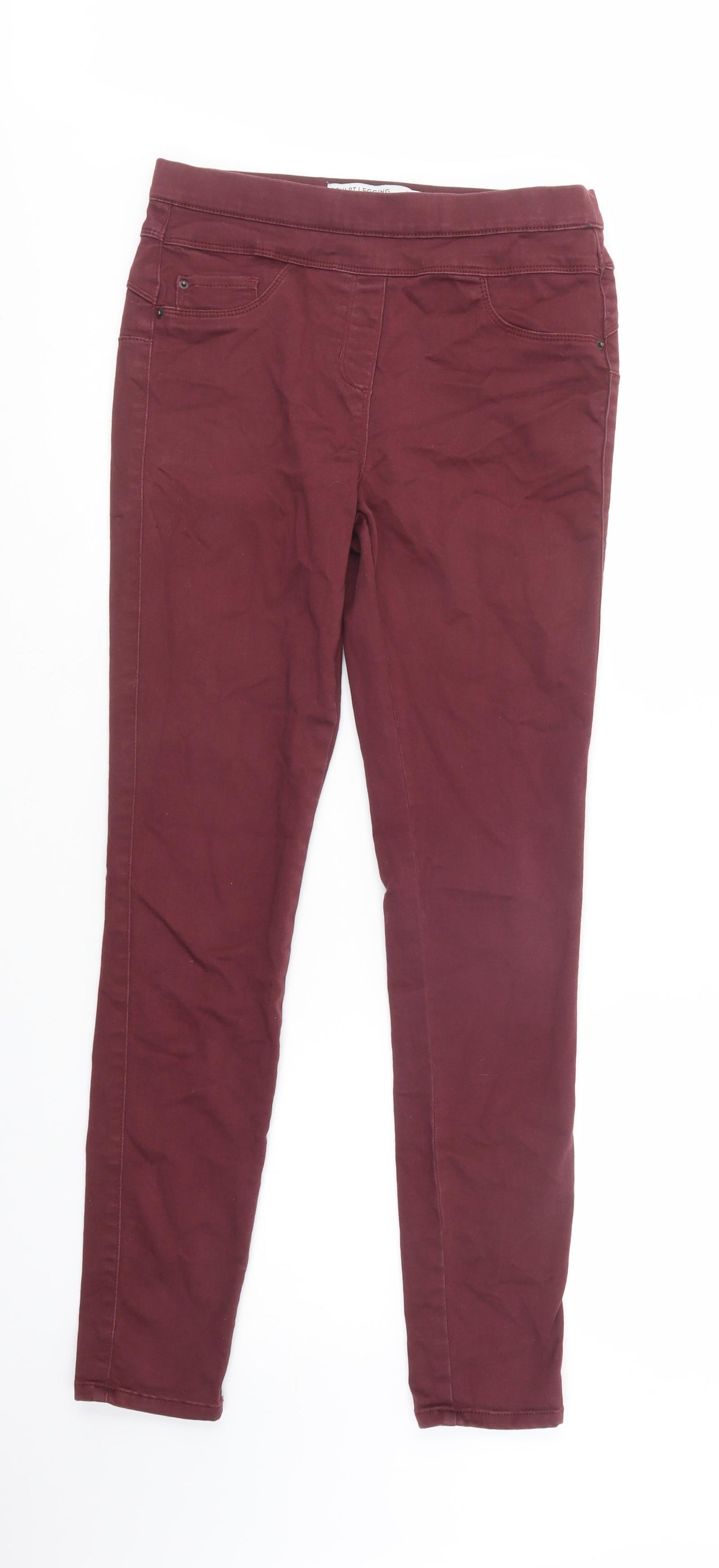 NEXT Womens Purple  Cotton Jegging Jeans Size 12 L32 in Regular