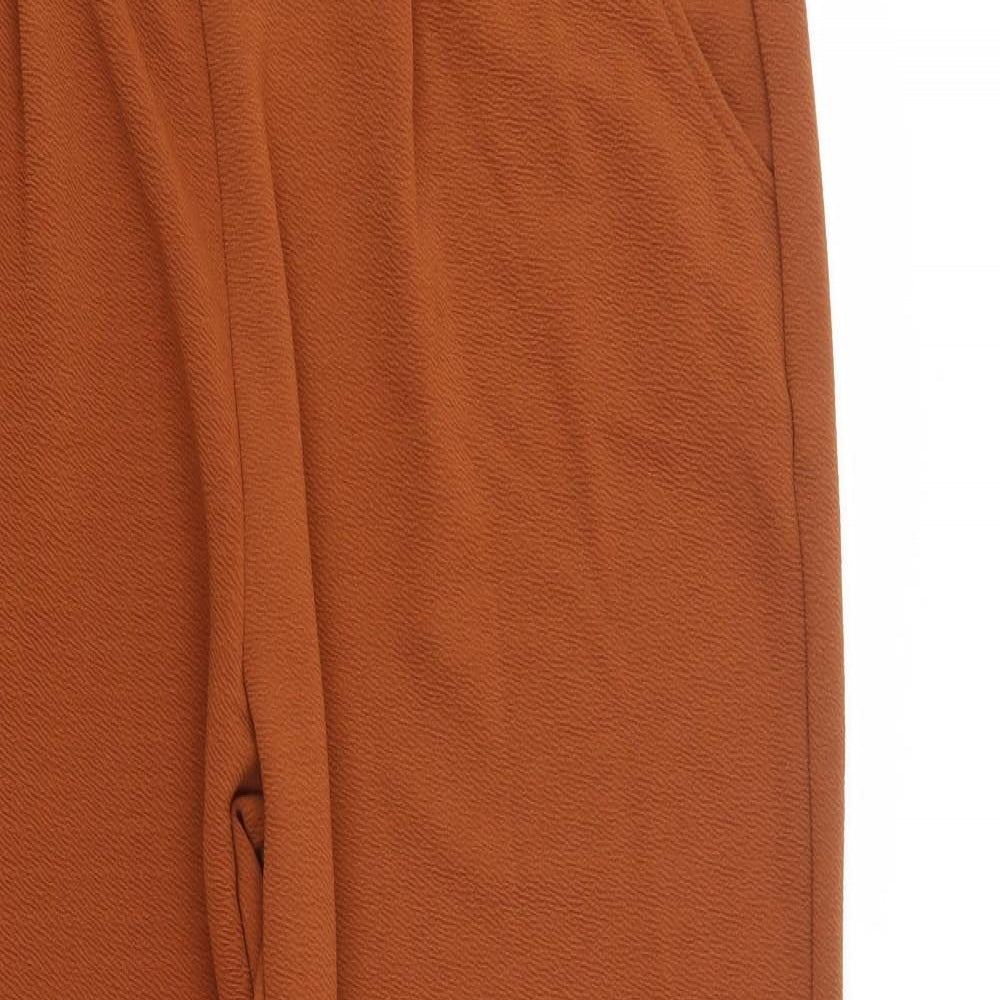Pep & Co Womens Brown  Polyester Dress Pants Trousers Size 18 L29 in Regular