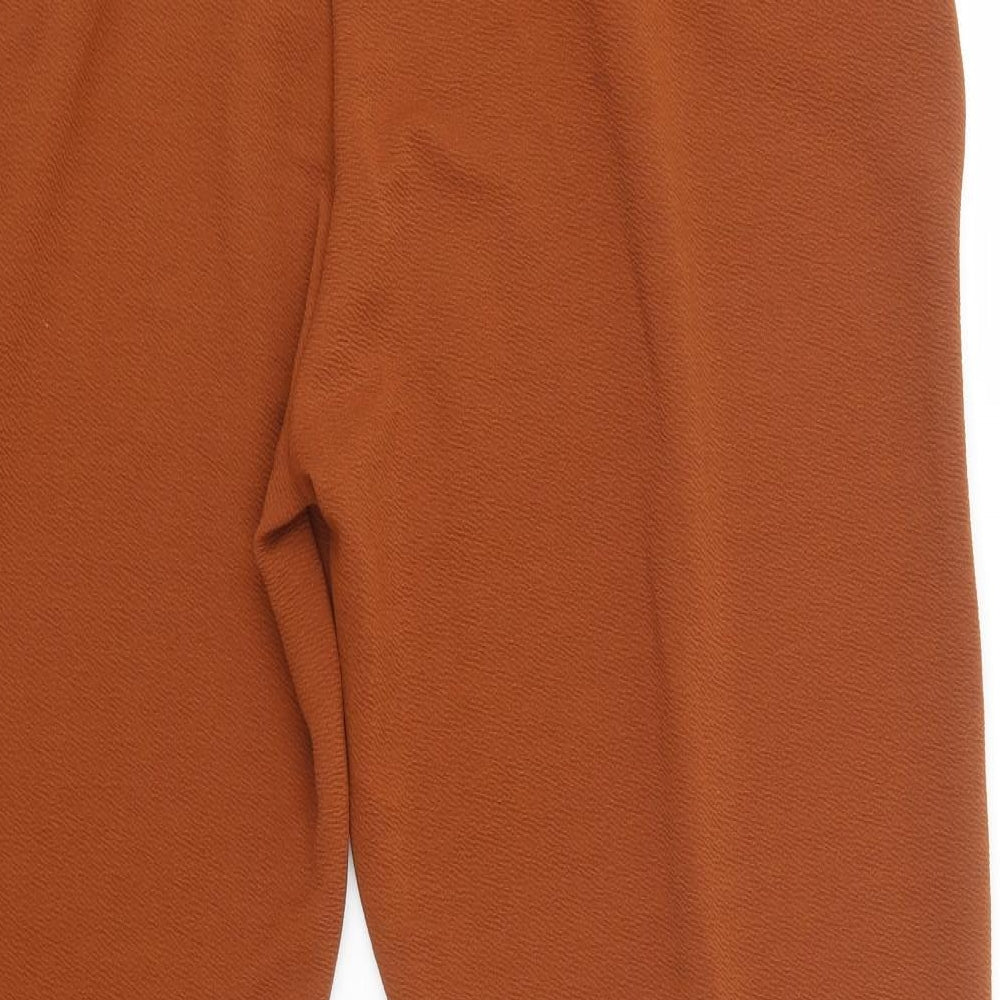 Pep & Co Womens Brown  Polyester Dress Pants Trousers Size 18 L29 in Regular