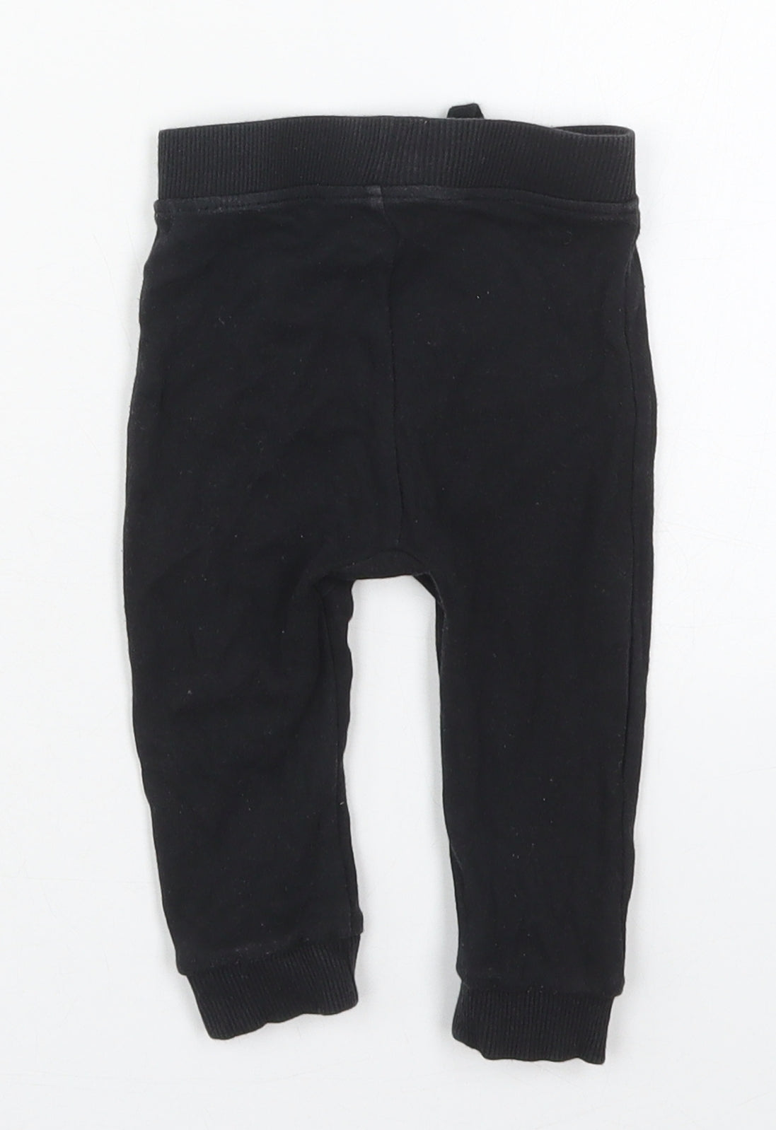 George Baby Black  Cotton Sweatpants Trousers Size 6-9 Months  Drawstring