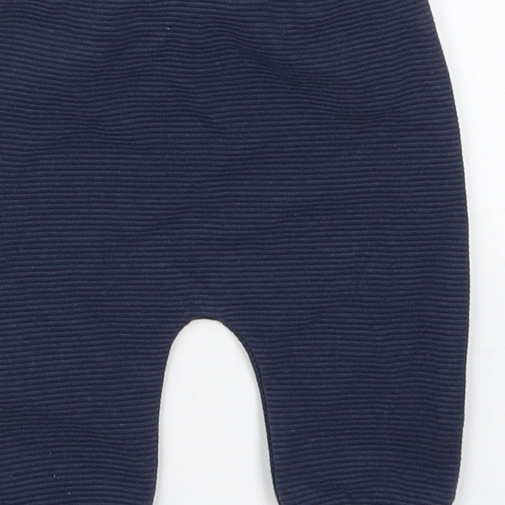 George Baby Blue  Cotton Sweatpants Trousers Size 0-3 Months  Drawstring - Mickey Mouse