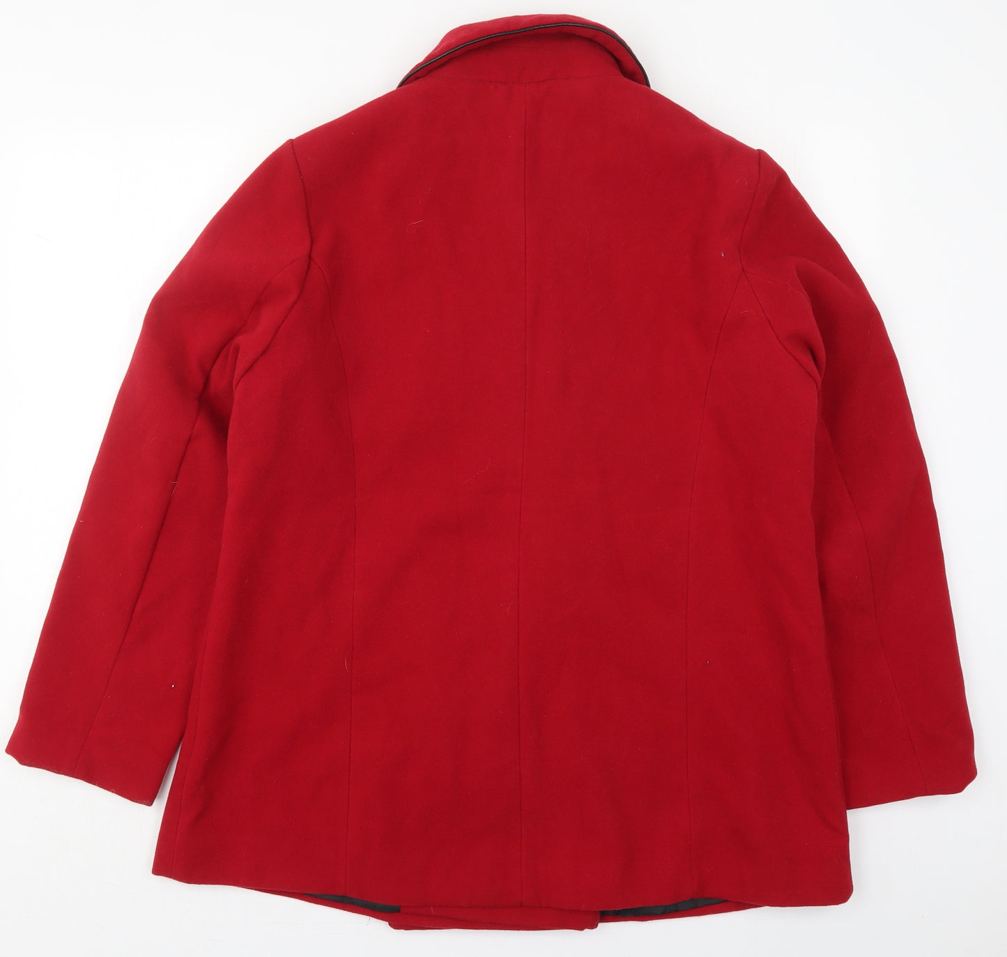 Editions Womens Red   Pea Coat Coat Size 18  Button