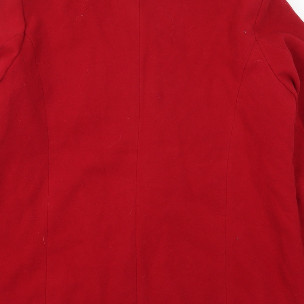 Editions Womens Red   Pea Coat Coat Size 18  Button