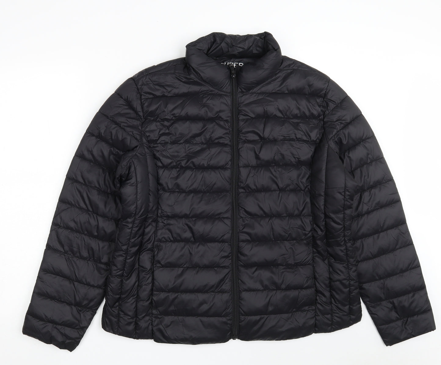 Primark Womens Black   Jacket  Size 18  Zip - Size 18-20
