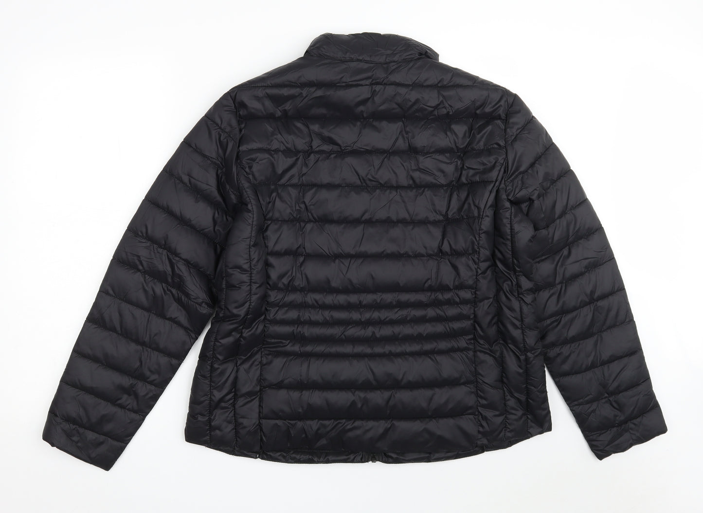 Primark Womens Black   Jacket  Size 18  Zip - Size 18-20