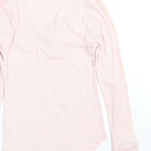 George Womens Pink Scoop Neck  Cotton Pullover Jumper Size 12   - Size 12-14