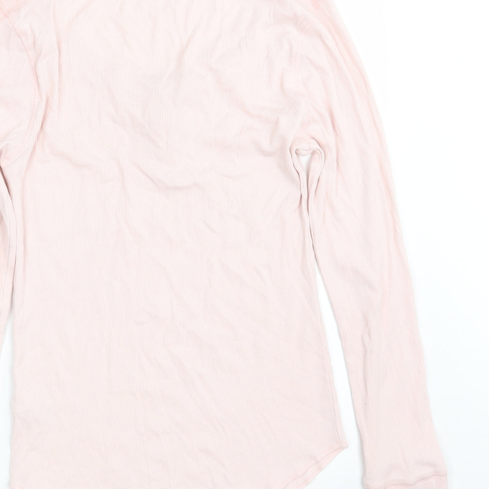 George Womens Pink Scoop Neck  Cotton Pullover Jumper Size 12   - Size 12-14