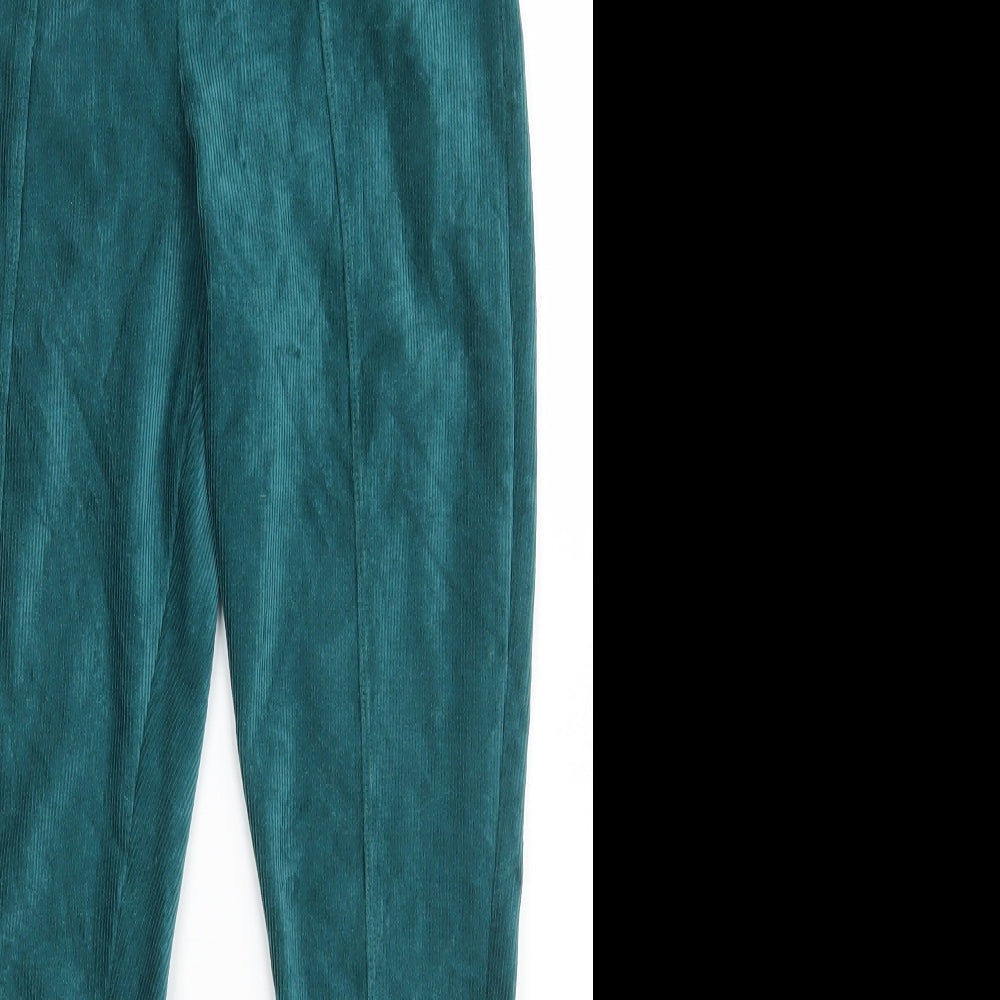 TU Womens Green  Cotton Carrot Leggings Size 10 L27 in
