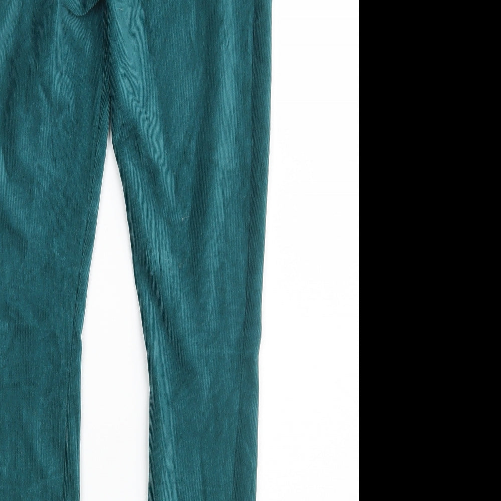 TU Womens Green  Cotton Carrot Leggings Size 10 L27 in