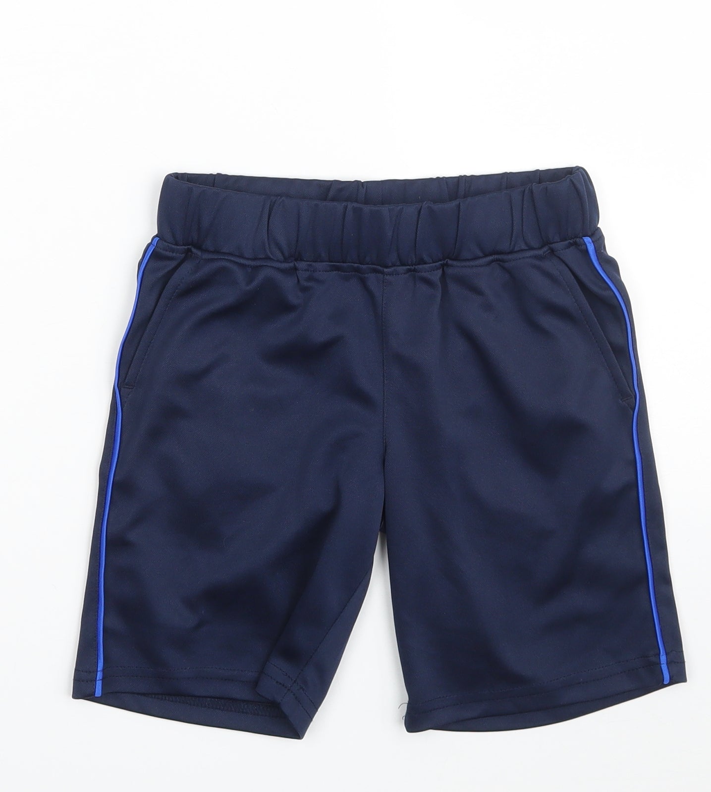 Dunnes Stores Boys Blue  100% Polyester Sweat Shorts Size 8-9 Years  Regular