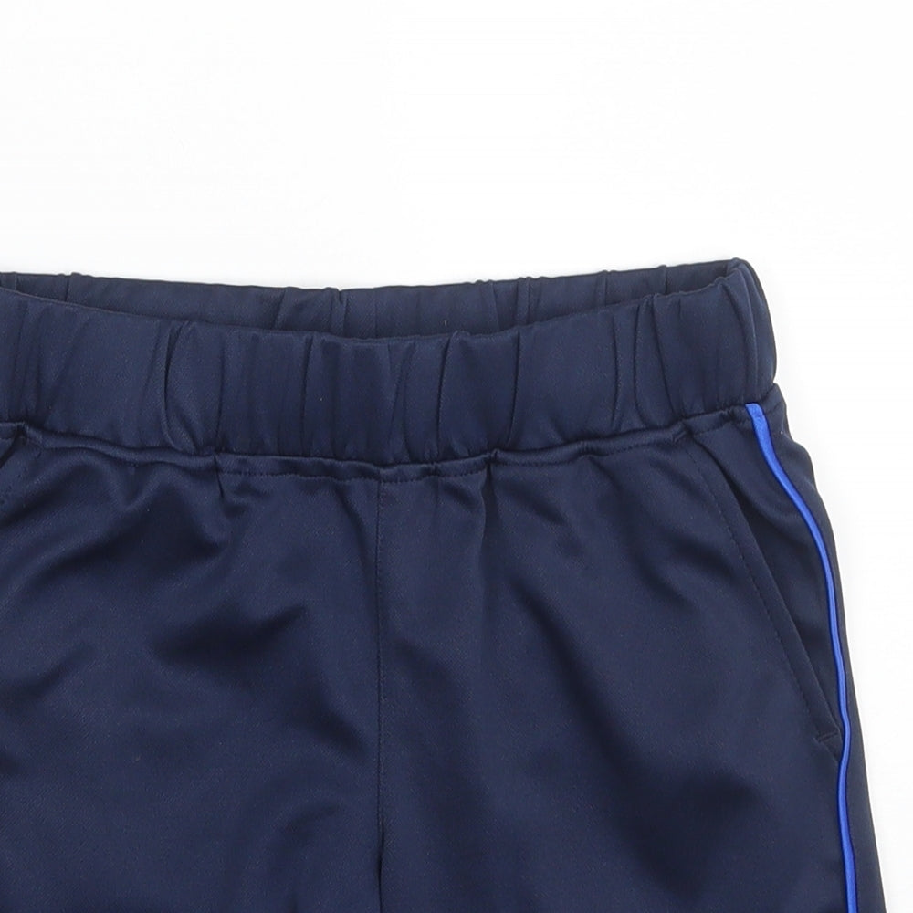 Dunnes Stores Boys Blue  100% Polyester Sweat Shorts Size 8-9 Years  Regular