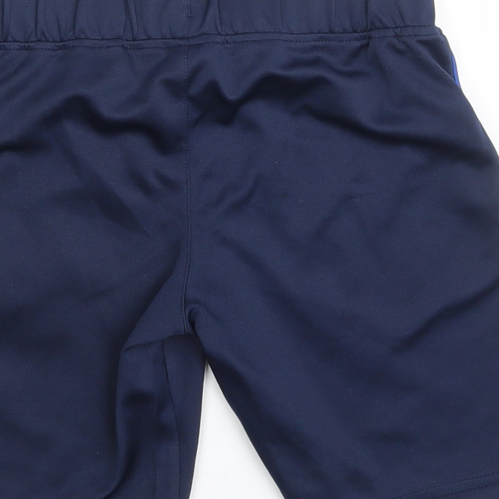 Dunnes Stores Boys Blue  100% Polyester Sweat Shorts Size 8-9 Years  Regular