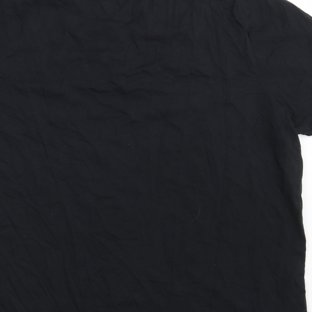 Nike Mens Black  Cotton  T-Shirt Size XL Crew Neck