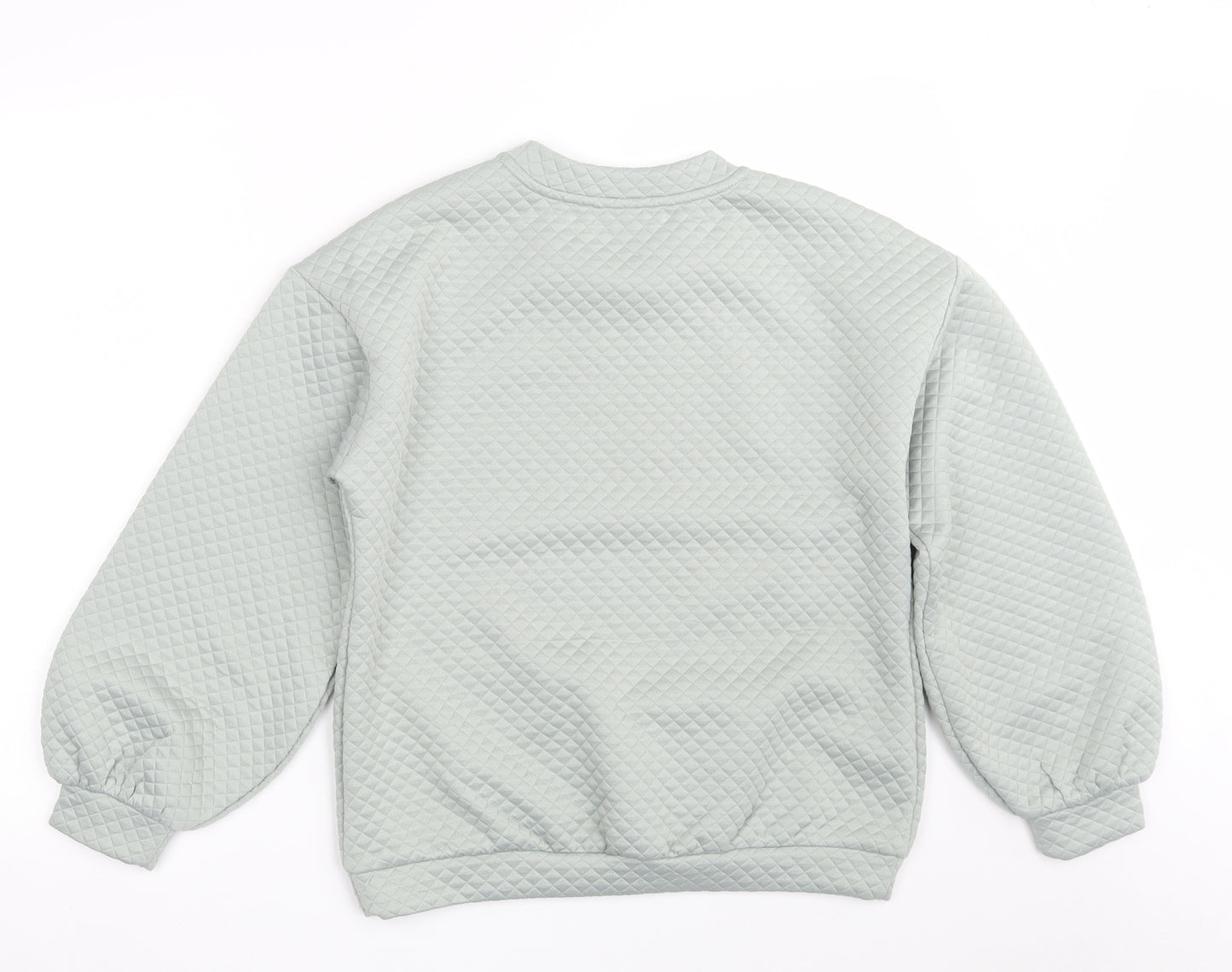 T J Morris Ltd Womens Green Crew Neck  Polyester Pullover Jumper Size 8   - Friends