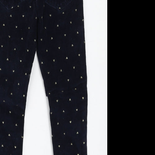 Denim Co Girls Blue  Cotton Jegging Jeans Size 4-5 Years  Regular Pullover - Love Hearts